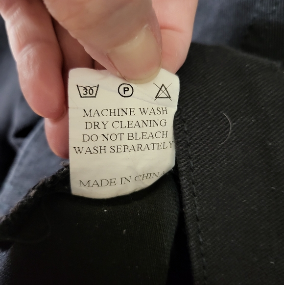 Black Jean Jacket Women's XL Silver Buttons - Picture 7 of 8